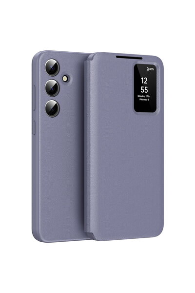 Techsuit Husa pentru Samsung Galaxy S24 FE - SmartView Series - Purple