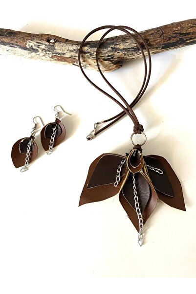 Canan Design Bohemian Authentic String Leaf Faux Leather, Suede Rope Style Ne...