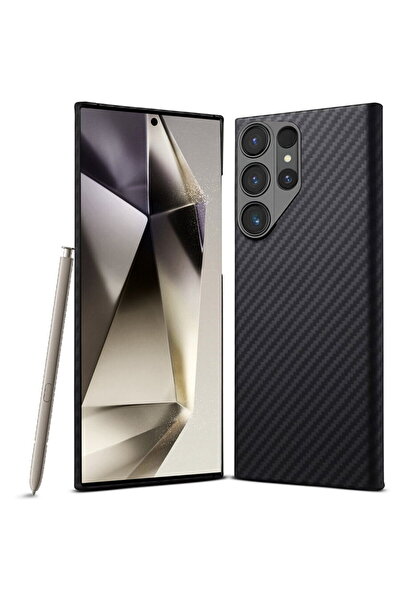 Techsuit Husa pentru Samsung Galaxy S24 Ultra - Aramid Fiber MagSafe - Black