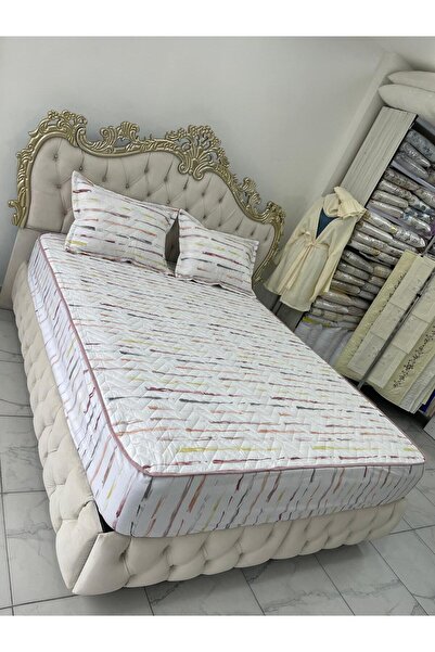 AHSEN TASARIM LASTİKLİ 150 GR ELYAFLI DİKİŞLİ YATAK PEDİ,YATAK KORUYUCU