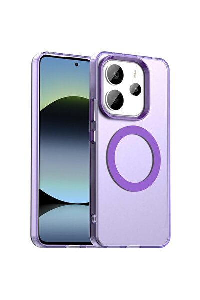 Techsuit Husa pentru Xiaomi Redmi Note 14 5G - CandyCase MagSafe - Purple