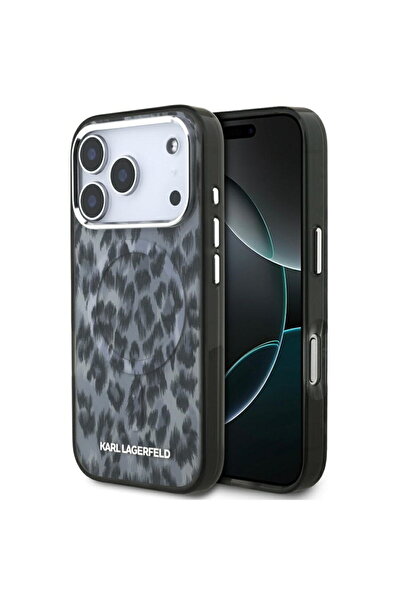 Karl Lagerfeld Husa pentru iPhone 17 Pro - IML Leopard Pattern MagSafe (KLHMP...