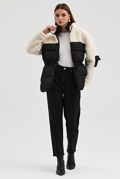 ibutik Wool Blend Comfortable Puffer Coat