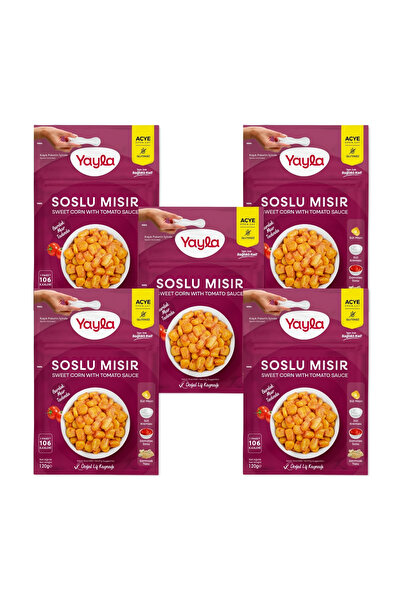 Yayla Domates Soslu Süt Mısır 120 gr x5