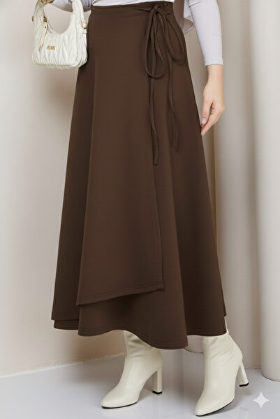 CNG MODA Wrap Tie Hijab Scuba Skirt