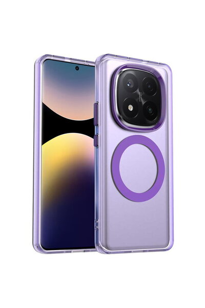 Techsuit Husa pentru Xiaomi Redmi Note 14 Pro+ 5G - CandyCase MagSafe - Purple