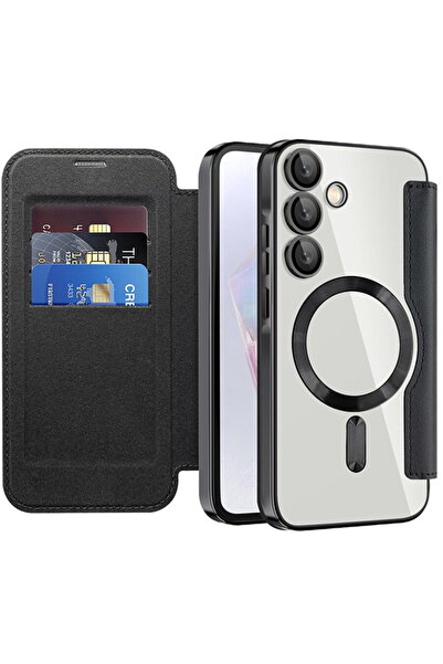 Techsuit Husă pentru Samsung Galaxy A35 5G - SmartMag Book Case - Negru