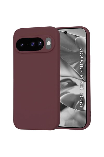 Techsuit Husa pentru Google Pixel 10 / 10 Pro - SoftFlex - Plum Red