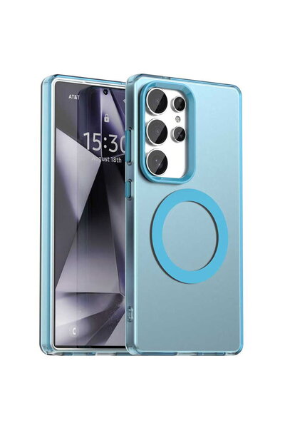Techsuit Husa pentru Samsung Galaxy S25 Ultra - CandyCase MagSafe - Blue