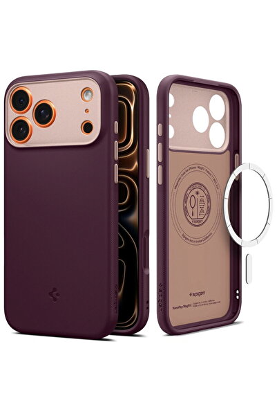 Spigen Husa pentru iPhone 17 Pro Max - Caseology Nano Pop MagSafe - Burgundy ...