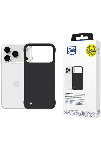 3MK iPhone 17 Pro Max - Husă Mată Just20g - Negru