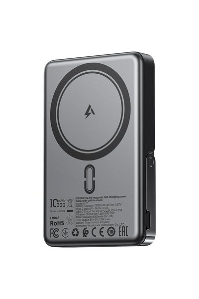 Acefast M17-10000, 10.000 mAh, 22.5 W, Negru