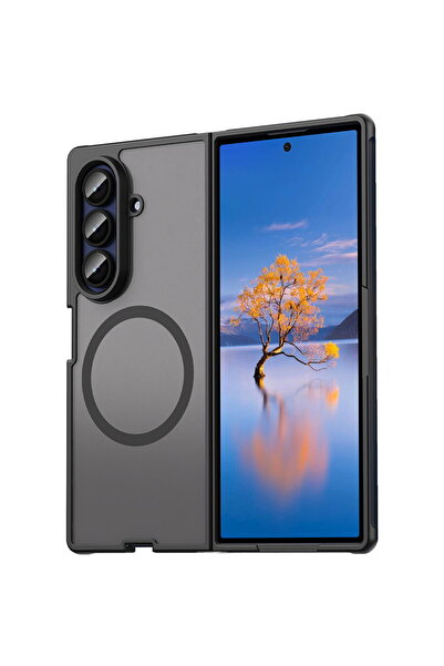 Techsuit Samsung Galaxy Z Fold7 Case - HaloFrost II MagSafe - Black