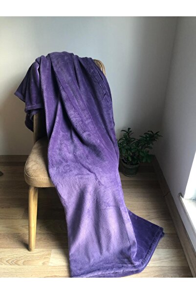 Romans Single Plush Soft Tv Blanket 150X220 cm Purple-2