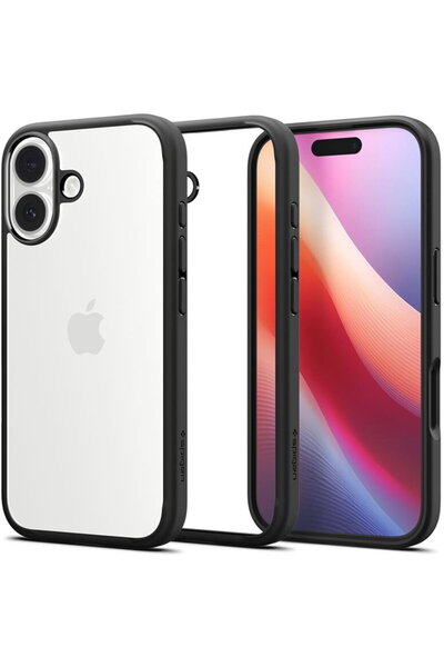 Spigen Ultra Hybrid, matte black - iPhone 17