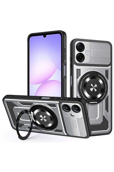 Techsuit Case for Samsung Galaxy A07 4G - RuggedCam - Gray