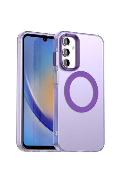 Techsuit Husa pentru Samsung Galaxy A15 4G / A15 5G - CandyCase MagSafe - Purple