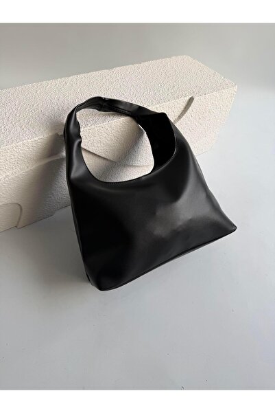 Mia Collection Geantă de mână și de umăr pentru femei model Venice, neagră