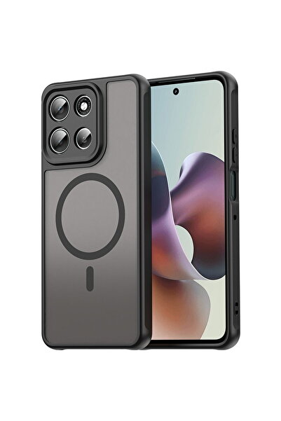 Techsuit Husa pentru Motorola Moto G56 - HaloFrost II MagSafe - Black