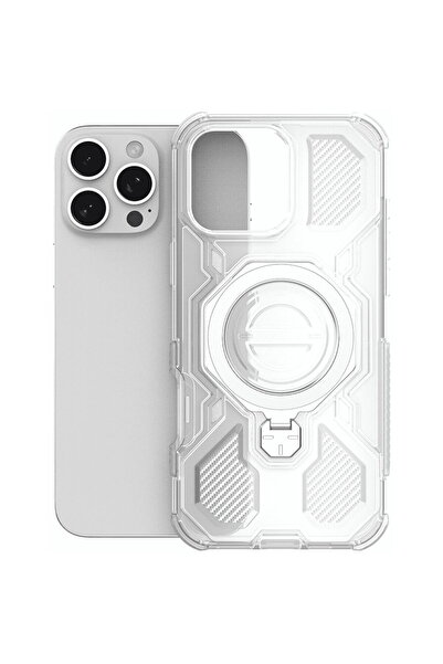 Techsuit Husa pentru iPhone 16e - Carbon Shield PRO - White Transparent