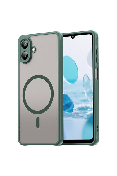 Techsuit Husa pentru Samsung Galaxy A07 4G - HaloFrost II MagSafe - Green