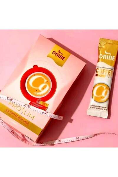 C9 C-NINE PRO SLIM Coffee Mix Gold w/ Collagen & Natural Extracts - 10 Sachets