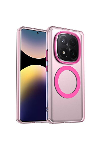 Techsuit Husa pentru Xiaomi Redmi Note 14 Pro+ 5G - CandyCase MagSafe - Pink