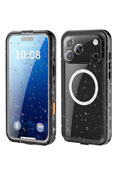ShellBox Husă pentru iPhone 17 Pro Max - Carcasă impermeabilă IP68 - Negru