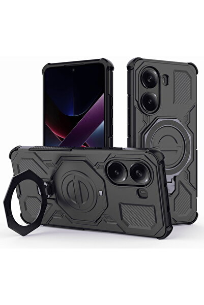 Techsuit Case for Xiaomi Poco X7 Pro - Carbon Shield PRO - Black