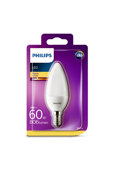 Philips Bec Led B35 60W E14 2700K MAT