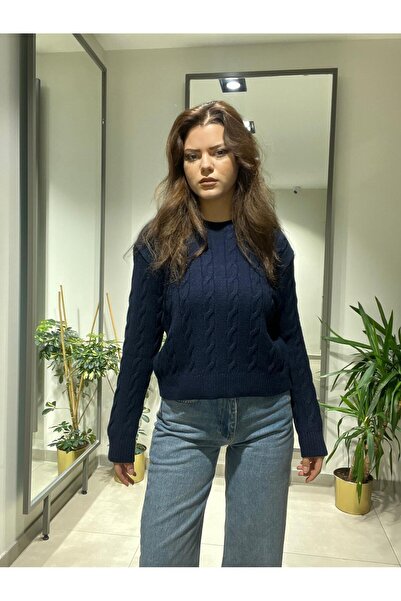 Volans Moda 251073 ÖRGÜ DETAYLI KAZAK