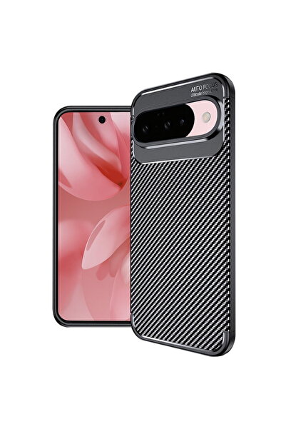 Techsuit Husa pentru Google Pixel 10 / 10 Pro - CarbonFiber - Black