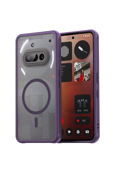Techsuit Husa pentru Nothing Phone (3a) - HaloFrost II MagSafe - Purple