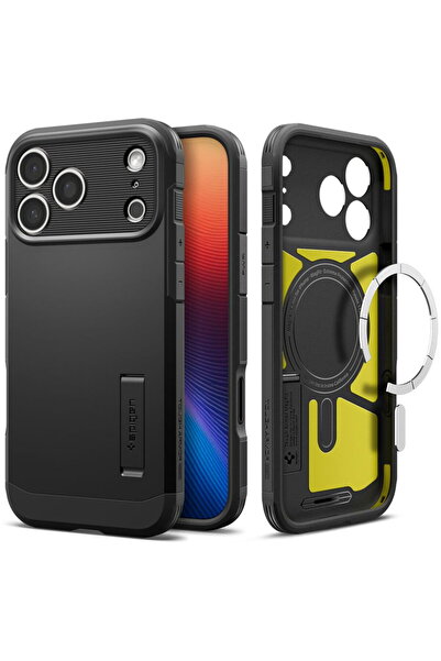 Spigen Husa pentru iPhone 17 Pro - Tough Armor "T" MagSafe - Black