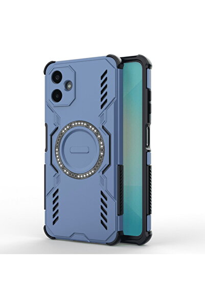 Techsuit Case for Samsung Galaxy A06 - ArmorMag Case - Blue