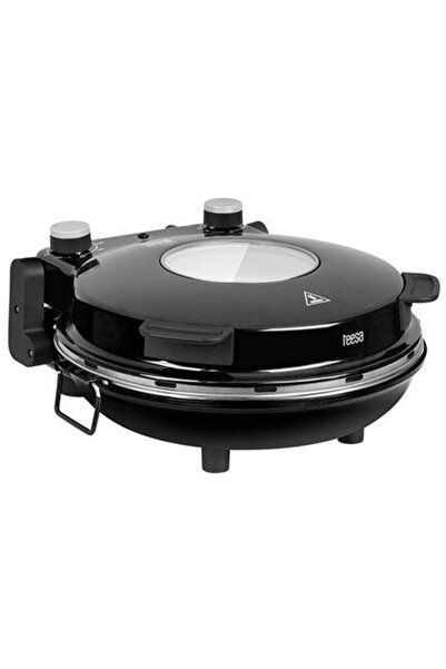 Teesa Supreme Pizza Oven 1200W, 32cm Stone Surface, Adjustable Temp & Timer