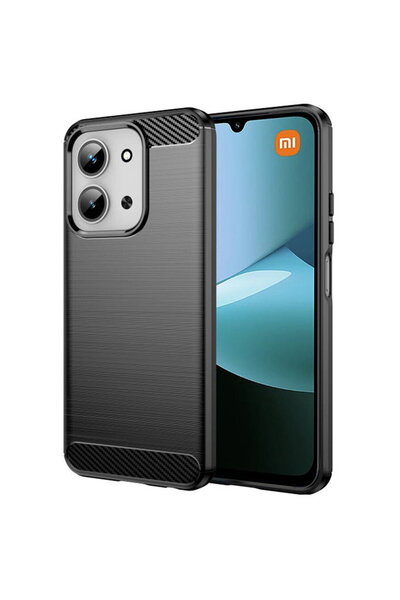 Techsuit Husa pentru Xiaomi Redmi 15C 4G / Redmi 15C 5G - Carbon Silicone - B...