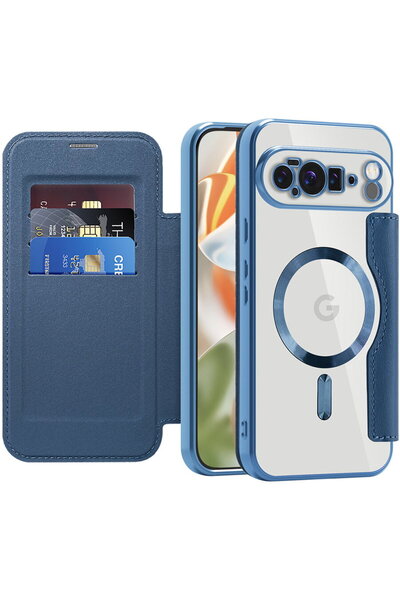 Techsuit Husa pentru Google Pixel 10 Pro XL - SmartMag Book Case - Blue