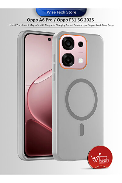 Wtech Oppo A6 Pro / Oppo F31 5G Hybrid Translucent Magsafe with Raised Camera...