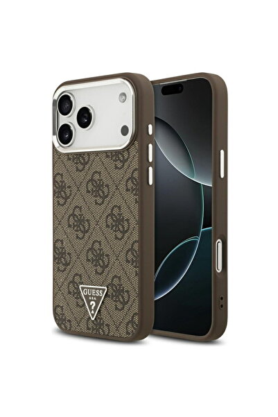Guess Husă pentru iPhone 17 Pro Max - Hardcase 4G Logo Triunghiular MagSafe (...