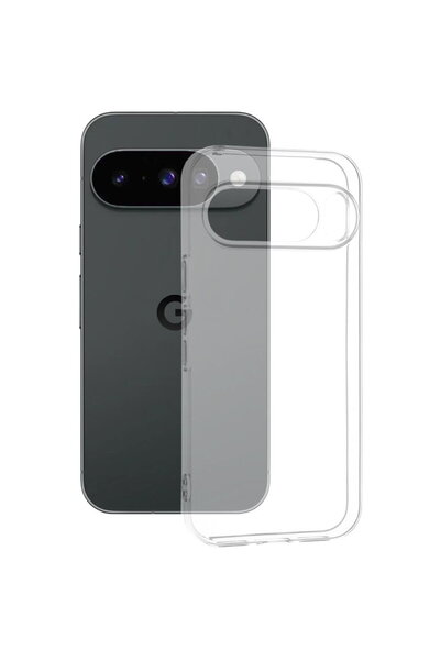 Techsuit Case for Google Pixel 10 / 10 Pro - Clear Silicone - Transparent