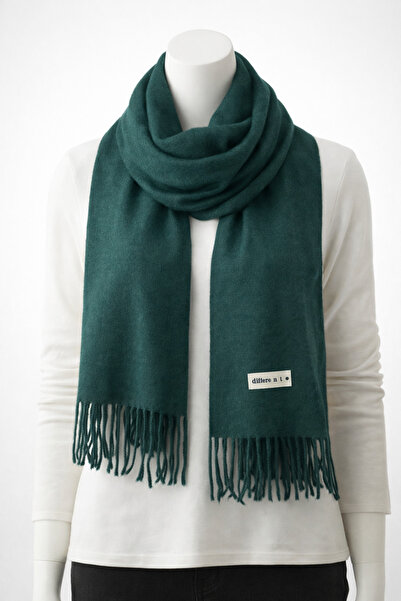 lune Unisex Düz Püsküllü Atkı