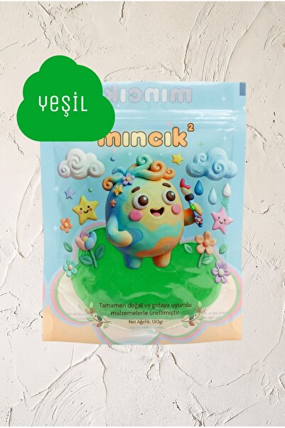 Mıncık Oyuncak %100 Doğal Oyun Hamuru - Tekli Paket - 6 Renk Seçeneği