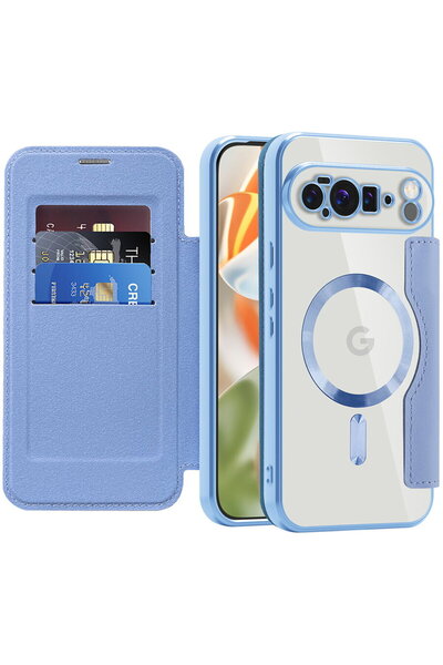 Techsuit Husa pentru Google Pixel 10 Pro XL - SmartMag Book Case - Light Blue