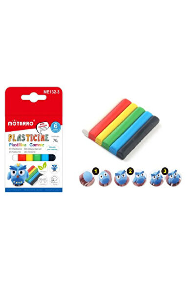 MOTARRO طين تشكيل ناعم غير سام، يجف في الهواء، 6 قطع ME132-3، مناسب للأطفال، ...