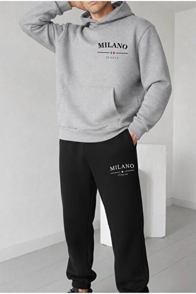 FUFLUNS طقم بدلة رياضية مطبوعة للجنسين من ميلانو إيطاليا، قبعة للرجال/النساء،...