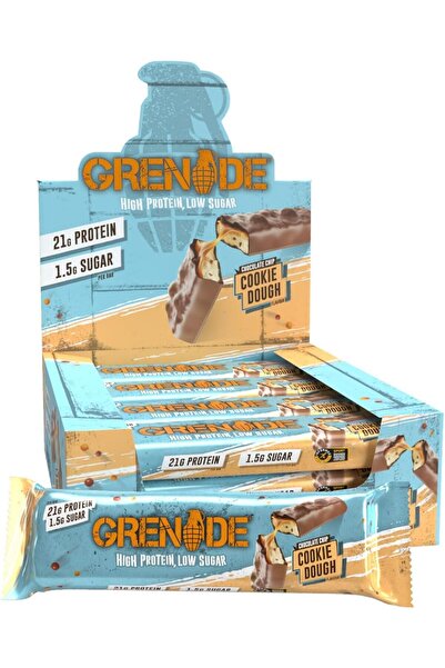 Grenade High Protein, Low Sugar Bar - Chocolate Chip Cookie Dough