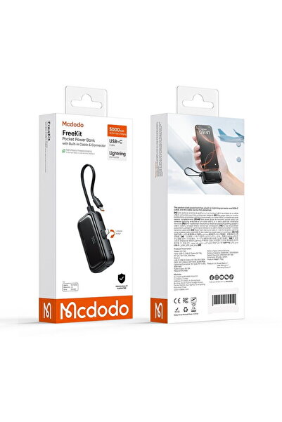 Mcdodo KF2358812, 5000 mAh, 22,5 W, Negru
