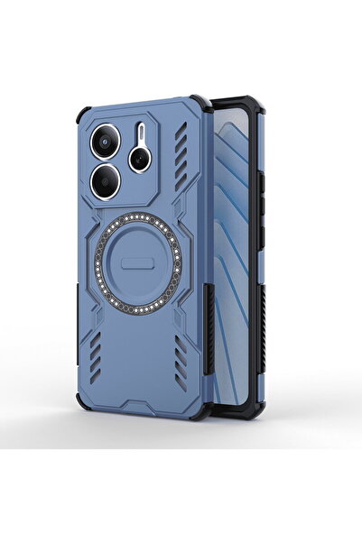 Techsuit Husa pentru Xiaomi Redmi Note 14 5G - ArmorMag Case - Blue