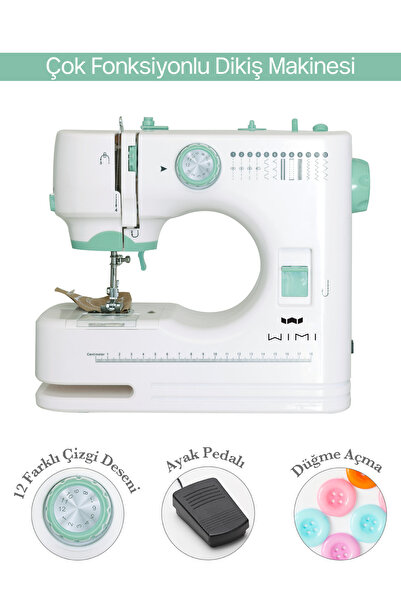 wimi 12 Fonksiyonlu Led Işıklı Ev Tipi Dikiş Makinesi